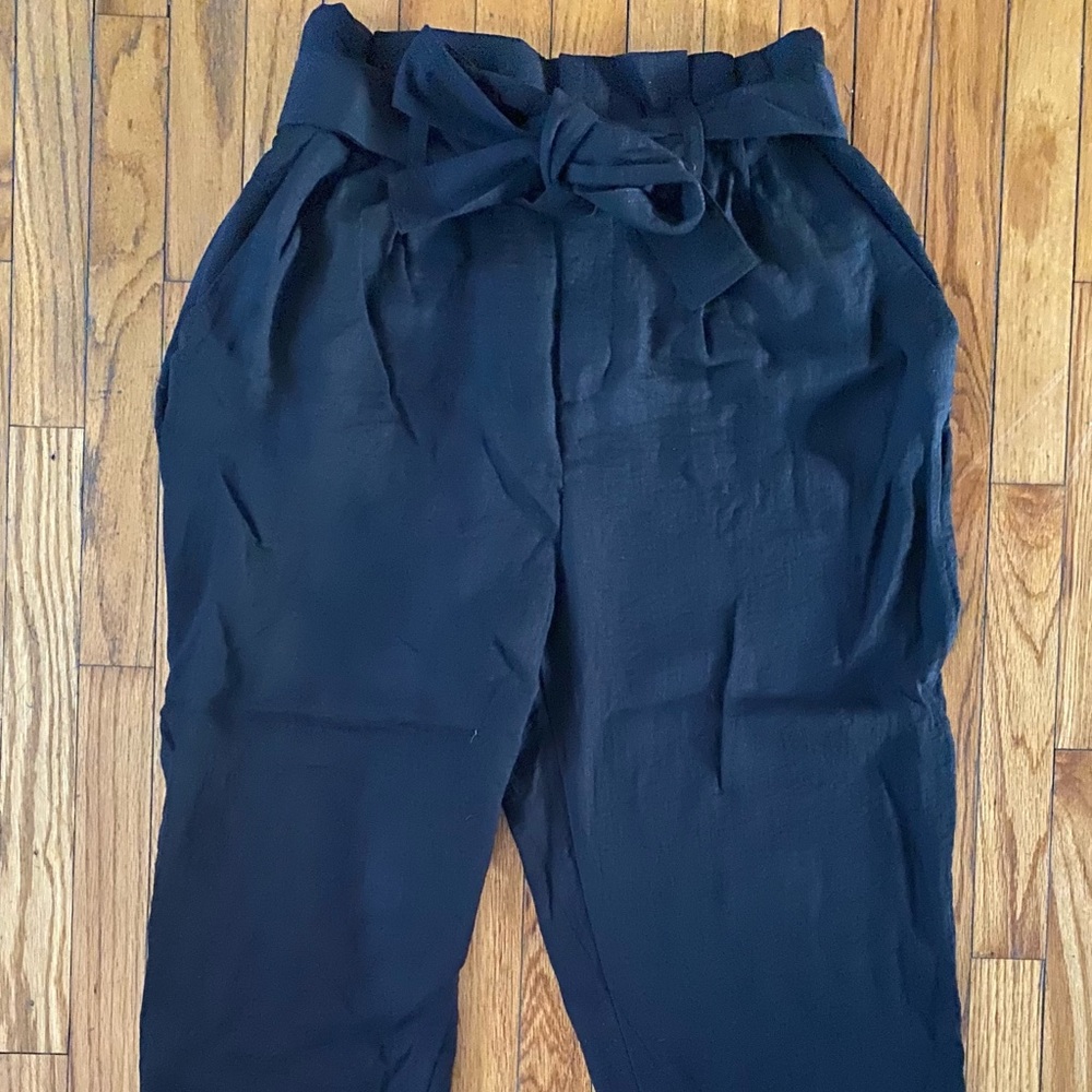 Black high waisted trouser